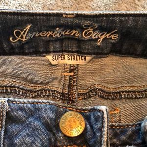 AMERICAN Eagle Outfitters Super Stretch Skinny Jean sz 0 short